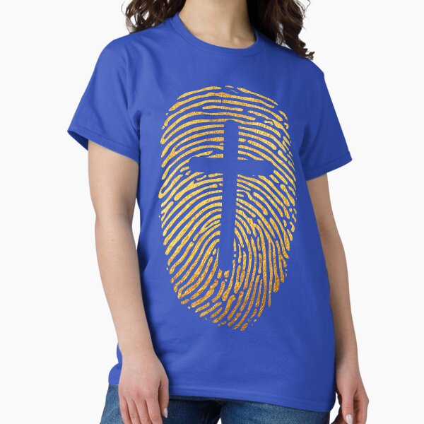 Item preview, fingerprint with cross, Christian identity, Motivational designed and sold by Houevo Olga Anihouanou.