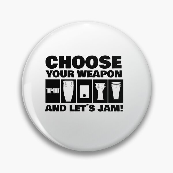 Item preview, Choose your Weapon and Let´s Jam! designed and sold by tocarpercusion.
