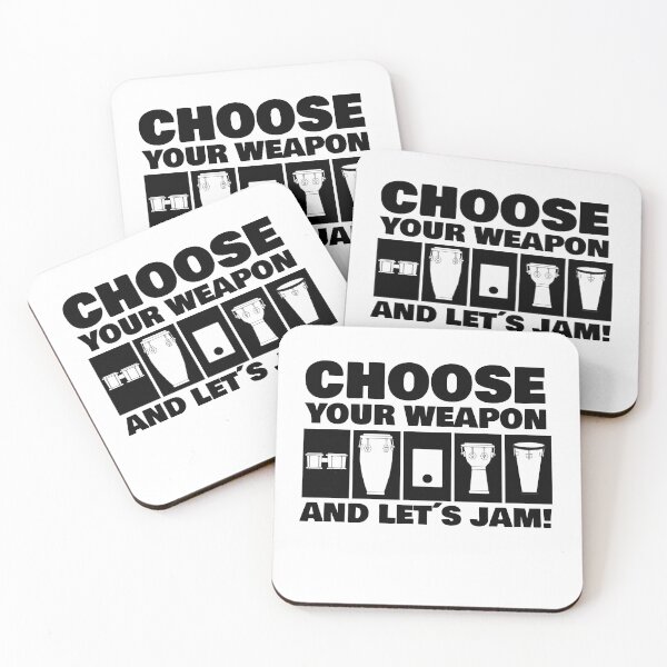 Item preview, Choose your Weapon and Let´s Jam! designed and sold by tocarpercusion.