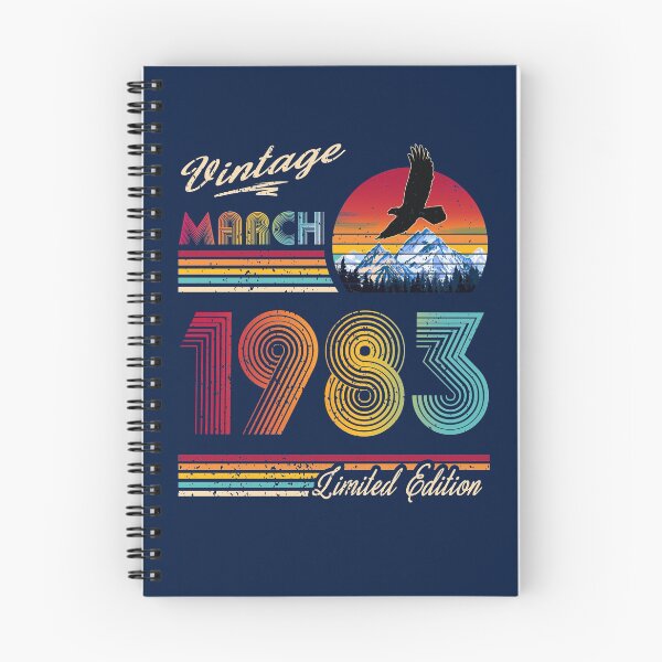 Item preview, March 1983 Birthday  designed and sold by GreenSplash.