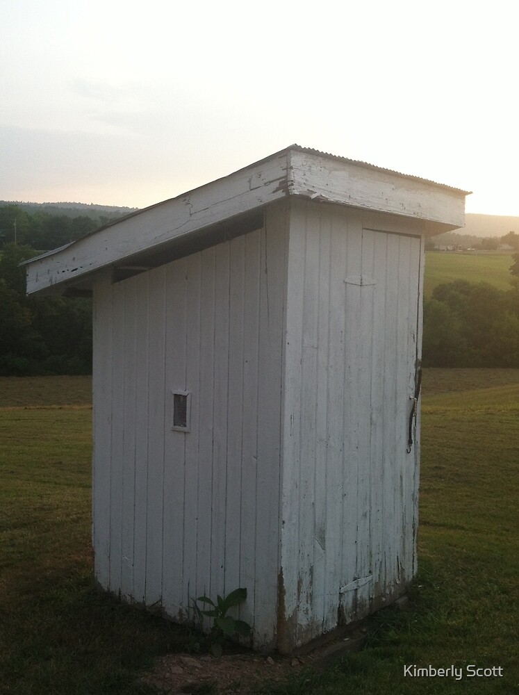 "Wells Tannery, PA Outhouse " by Kimberly Scott Redbubble