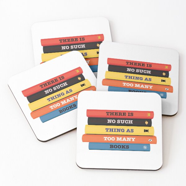 Item preview, There is no such thing as too many books. designed and sold by ThatsNovelGifts.