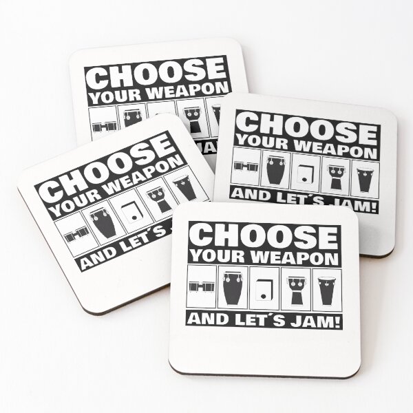 Item preview, Copia de Choose your Weapon and Let´s Jam! designed and sold by tocarpercusion.