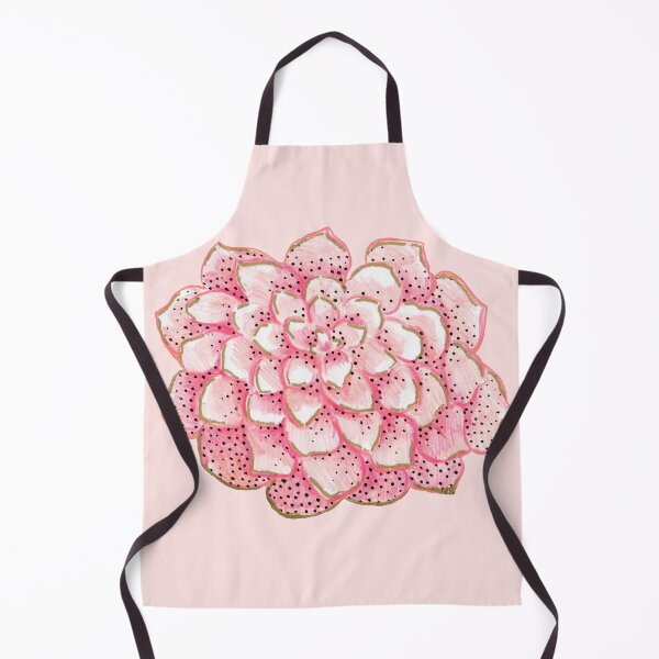 Item preview, Freckled Rose Pink Spotted Flower Drawing  designed and sold by Michelebuttons.