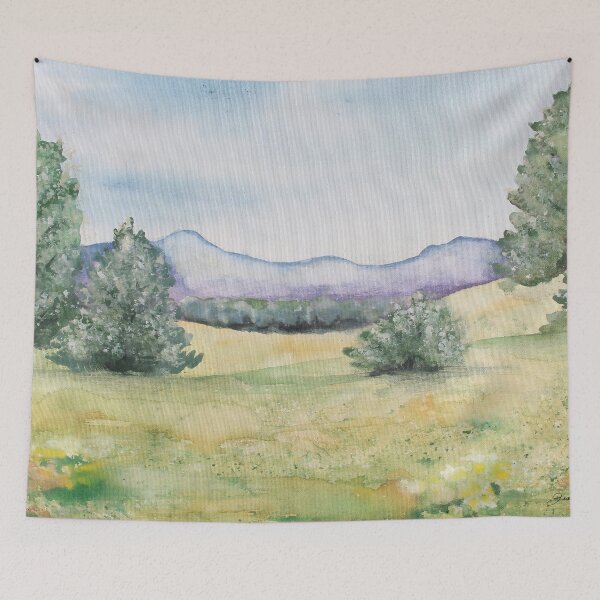 Item preview, Watercolor Landscape Countryside  designed and sold by Jean Plout.