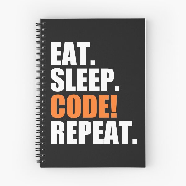 Item preview, Eat, sleep, code, repeat designed and sold by Bojkiw.
