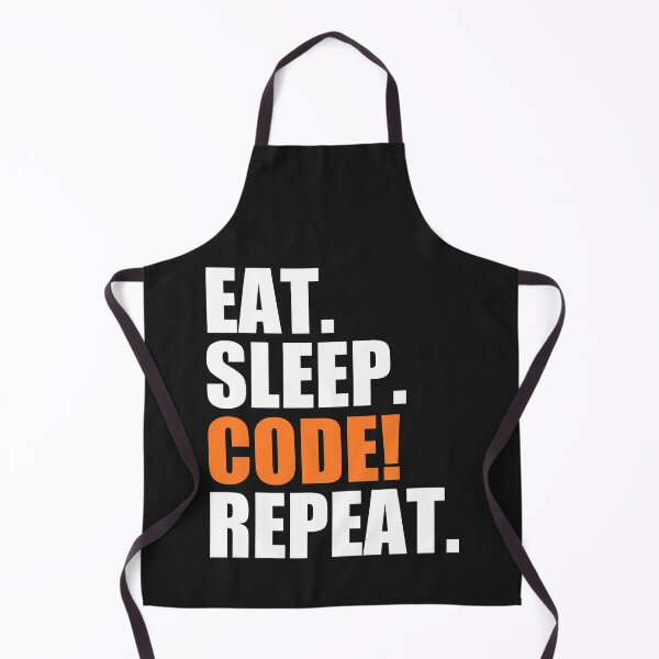 Item preview, Eat, sleep, code, repeat designed and sold by Bojkiw.