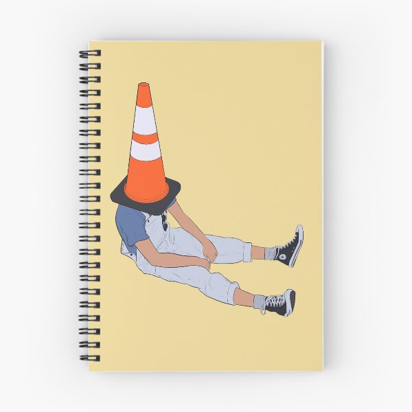 Item preview, Guy with Traffic Cone on His Head designed and sold by AwatArt.