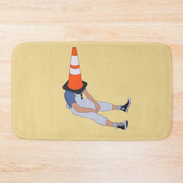 Item preview, Guy with Traffic Cone on His Head designed and sold by AwatArt.