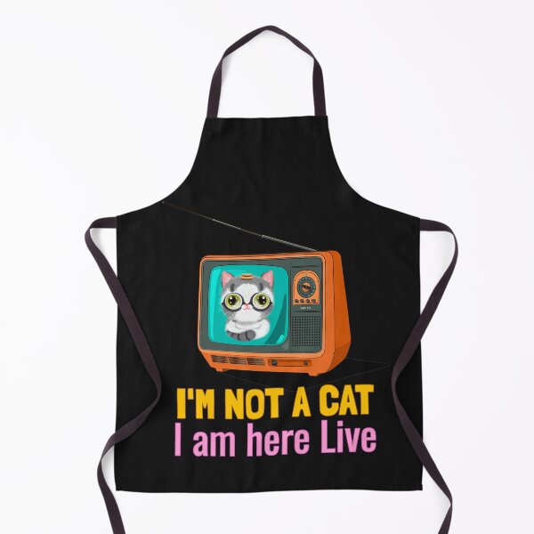 Item preview, Im Not A Cat I am Here Live, Funny Lawyer Cat Meme designed and sold by DiscGolfTees.