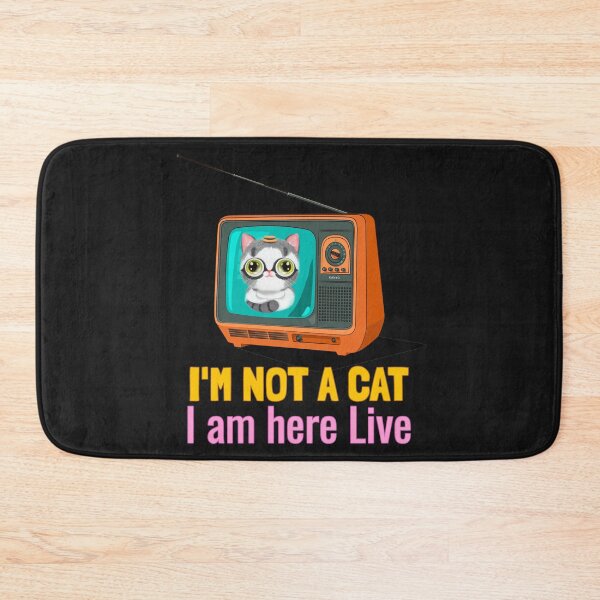 Item preview, Im Not A Cat I am Here Live, Funny Lawyer Cat Meme designed and sold by DiscGolfTees.