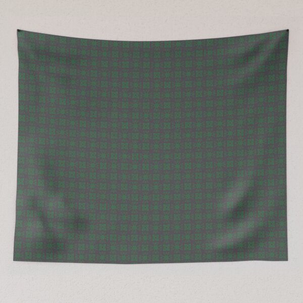Item preview, Geometric Pattern Doodly Grey Green designed and sold by Antava.