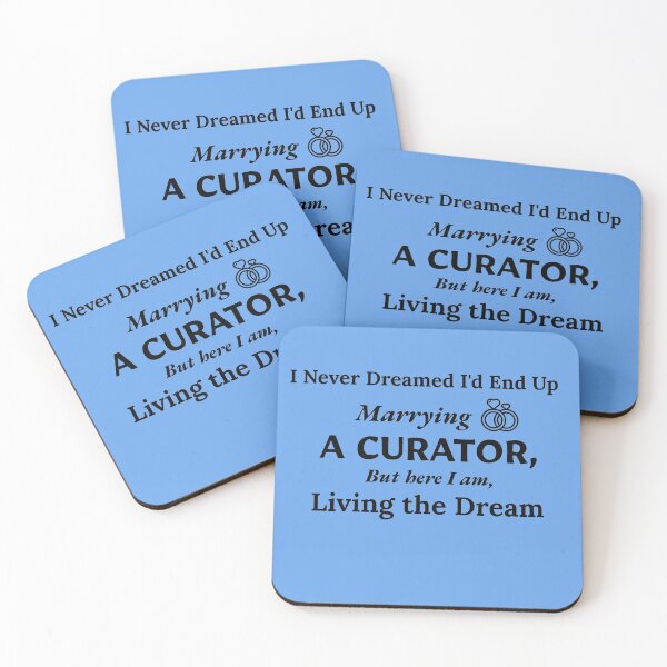 Item preview, Married to a Curator designed and sold by Specialized Job Merchandise.