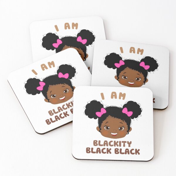Item preview, I am Blackity Black Black Afro Kids designed and sold by MagicBoutique.