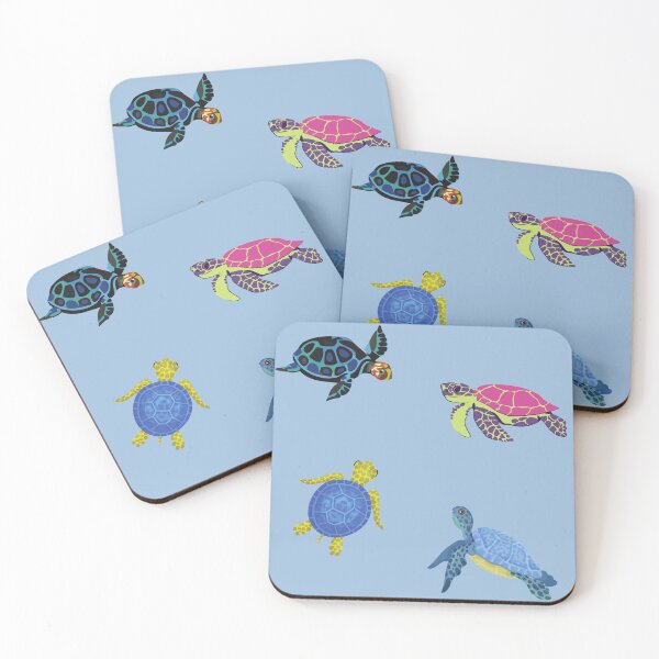 Item preview, Cute Colorful Ocean Turtle Pack designed and sold by lodarohit.