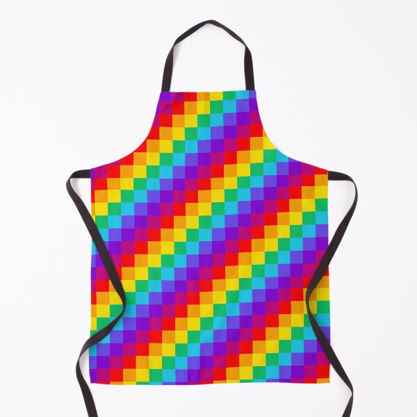 Artikelvorschau, Muster Schachbrett Regenbogen Multicolor entworfen und verkauft von mewsis.
