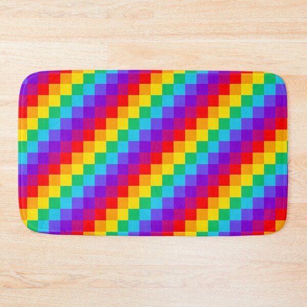 Item preview, Pattern Chessboard Rainbow Multicolor  designed and sold by mewsis.