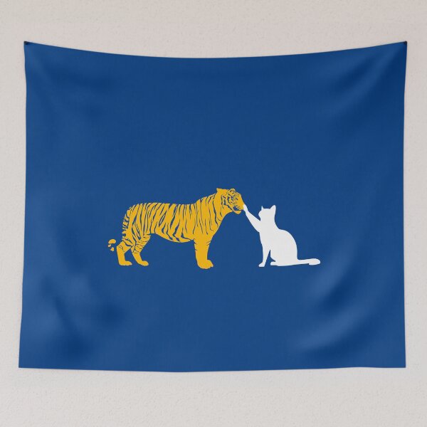 Item preview, Cat vs Tiger designed and sold by Lolas-Creations.