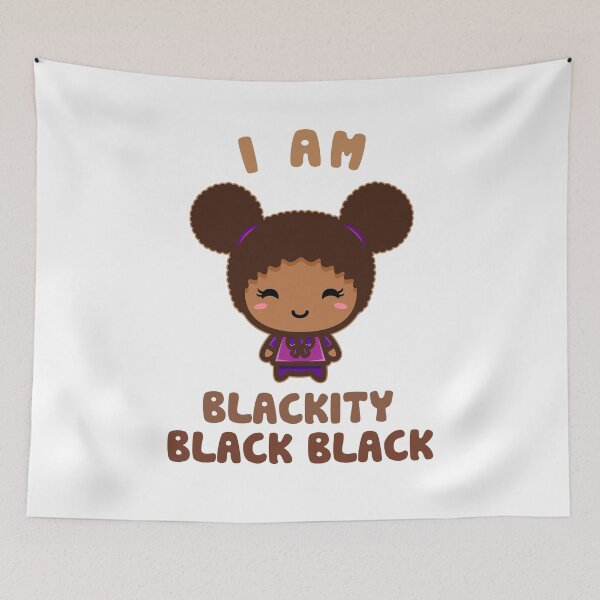 Item preview, I am Blackity Black Black Afro Kids designed and sold by MagicBoutique.