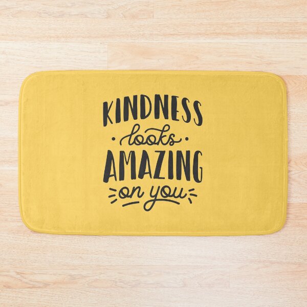Item preview, Kindness Looks Amazing On You Self Motivating Quotes TypographyDesign designed and sold by micreations.