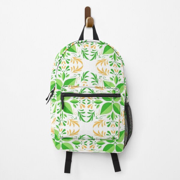 Item preview, Green and yellow plant pattern designed and sold by 'VARI'.