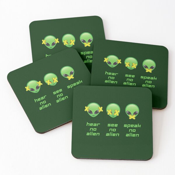 Item preview, Hear, See, Speak No ALIEN designed and sold by Rusty-Gate98.