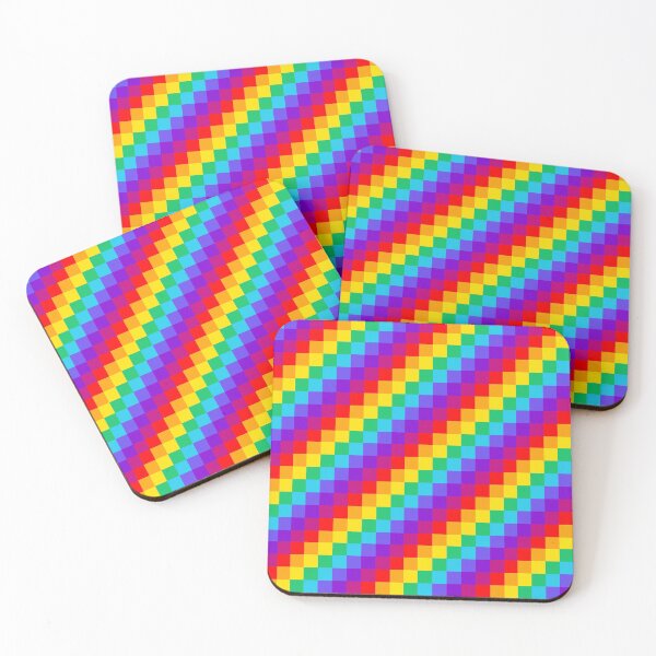 Item preview, Pattern Chessboard Rainbow Multicolor designed and sold by mewsis.