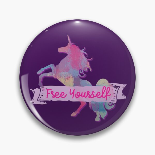 Item preview, Free yourself motivational unicorn pastel patchwork pattern designed and sold by AMSonArt.