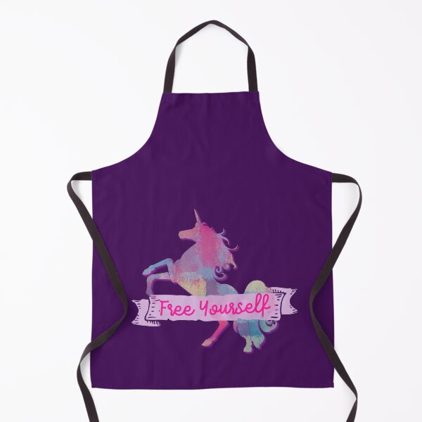 Item preview, Free yourself motivational unicorn pastel patchwork pattern designed and sold by AMSonArt.