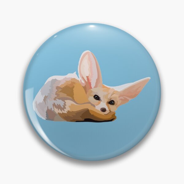 Item preview, F is for Fennec Fox,Fennec Fox: The Small Desert Fox with Enormous Ears designed and sold by PrettylittlepastelUk.