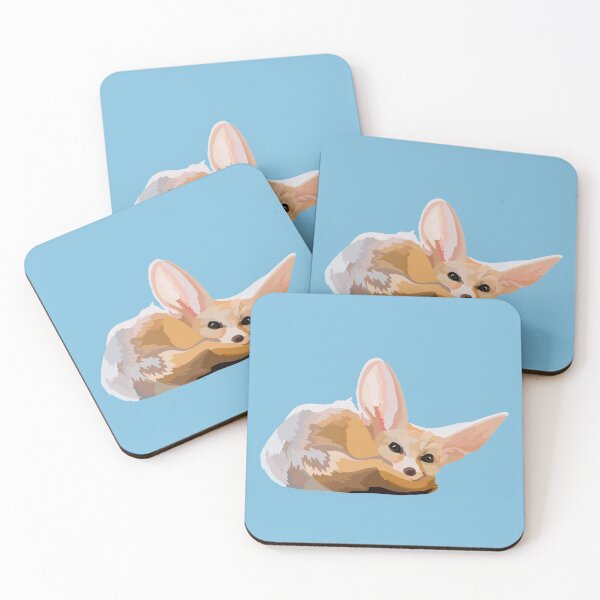 Item preview, F is for Fennec Fox,Fennec Fox: The Small Desert Fox with Enormous Ears designed and sold by PrettylittlepastelUk.