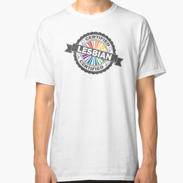 Certified Lesbian Stamp Classic T-Shirt