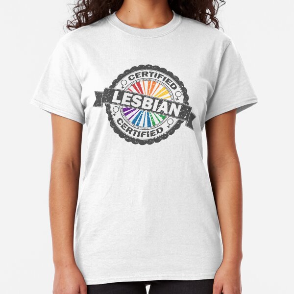Certified Lesbian Stamp Classic T-Shirt