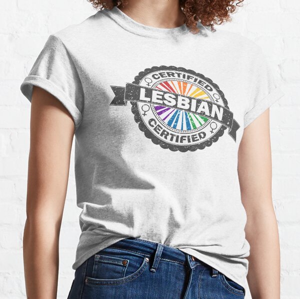 Certified Lesbian Stamp Classic T-Shirt
