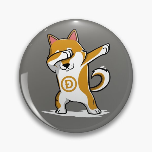 Item preview, Crypto Dogecoin shiba inu dog dabbing cartoon designed and sold by portrait4you.