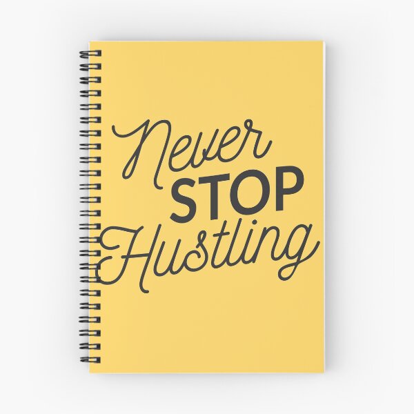 Item preview, Never Stop Hustling inspiration motivational never give up quotes design designed and sold by micreations.