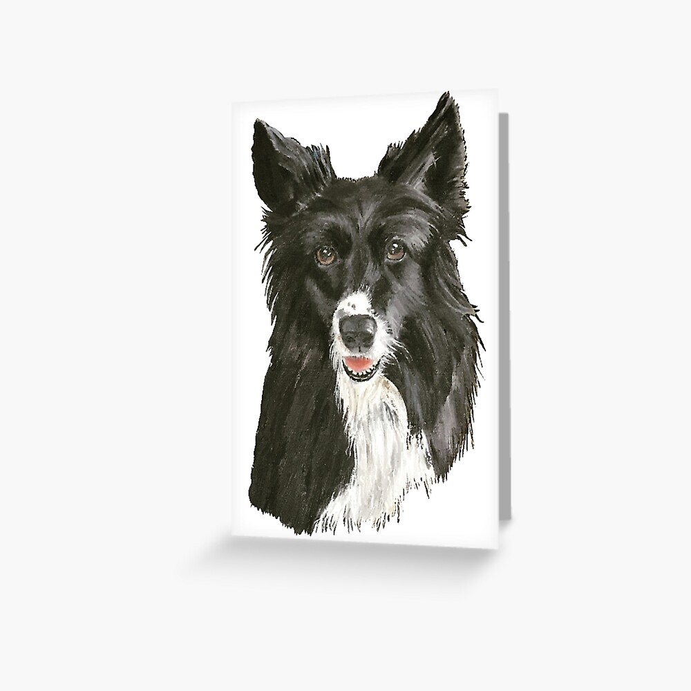 Doggy Devotion - Blank Greeting Card Greeting Card
