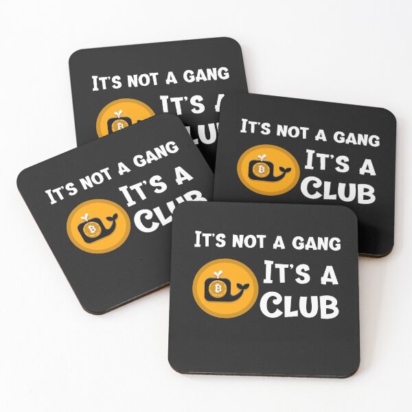 Item preview, Funny Bitcoin Crypto Whale Club, Its Not A Gang Its A Club designed and sold by DiscGolfTees.