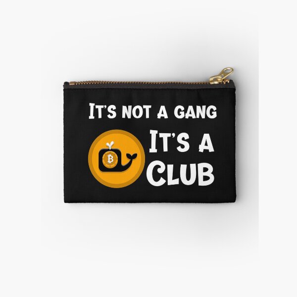 Item preview, Funny Bitcoin Crypto Whale Club, Its Not A Gang Its A Club designed and sold by DiscGolfTees.