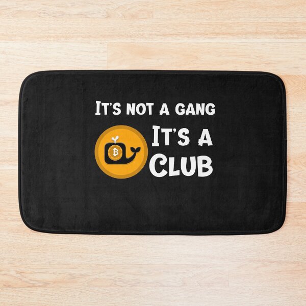 Item preview, Funny Bitcoin Crypto Whale Club, Its Not A Gang Its A Club designed and sold by DiscGolfTees.