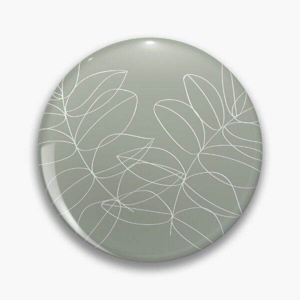 Item preview, Boho Sage Green, Decor, Line Art, Botanical Leaves designed and sold by technicolorable_art.
