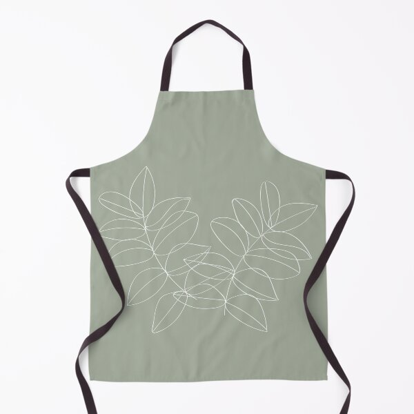 Item preview, Boho Sage Green, Decor, Line Art, Botanical Leaves designed and sold by technicolorable_art.