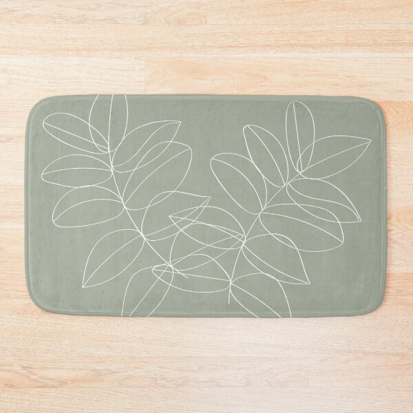 Item preview, Boho Sage Green, Decor, Line Art, Botanical Leaves designed and sold by technicolorable_art.
