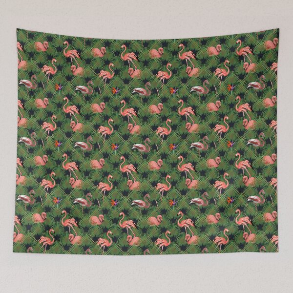 Aperçu de l'œuvre Motif flamant rose créée et vendue par chainassembly.