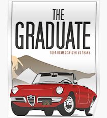 Alfa Romeo Duetto from the Graduate Poster