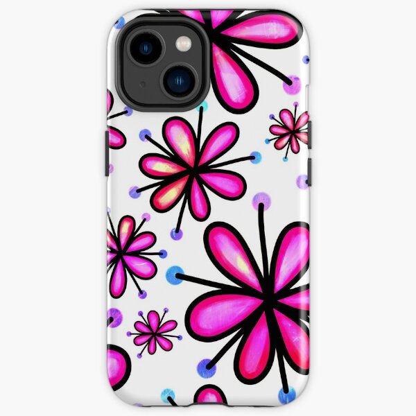 Daisy floral pattern iPhone Tough Case