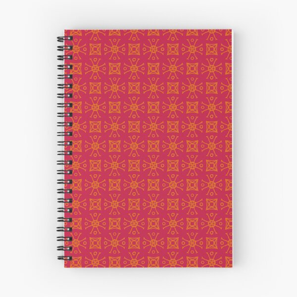 Item preview, Geometric Pattern Doodly Pink Orange designed and sold by Antava.