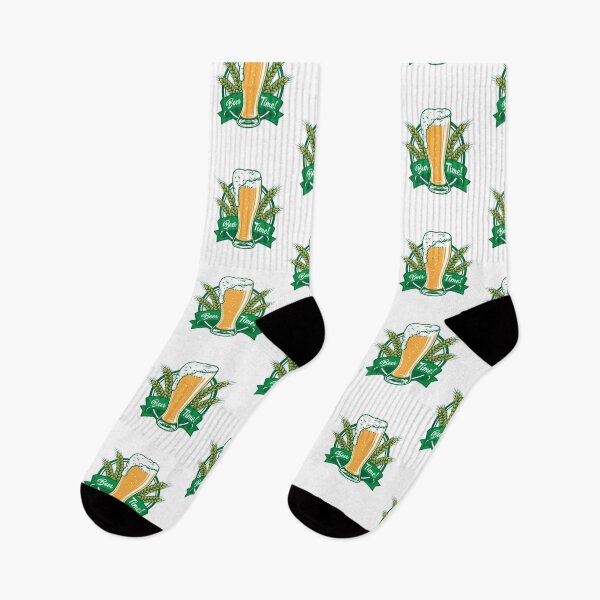 Aperçu de l'œuvre Le jour de la Saint Patrick, c'est l'heure de la bière créée et vendue par TheFlipRepublic.