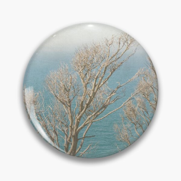 Item preview, Gray trees on blue ocean designed and sold by Photopat.