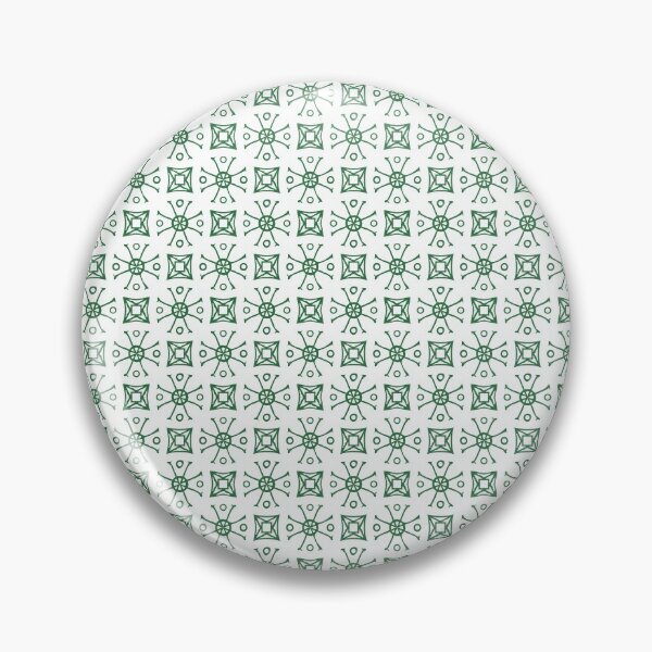 Item preview,  Geometric Pattern Doodly White Green designed and sold by Antava.